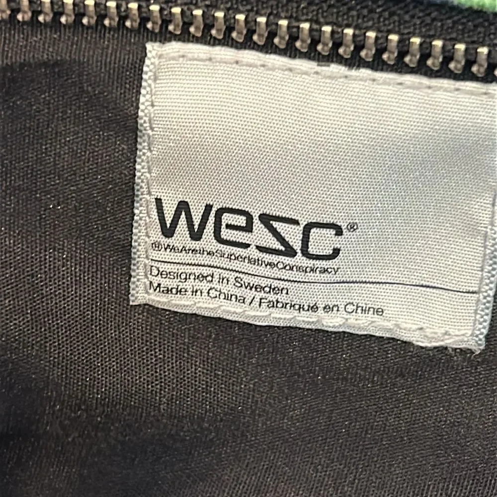 Wesc Black and Gray heavy canvas Fabric Label
